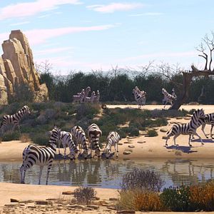 Bilder Khumba - Das Zebra ohne Streifen am Popo