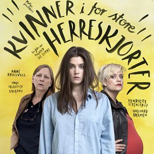 Bilder Kvinner i for store herreskjorter