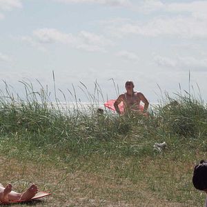 Bilder Fight on a swedish beach