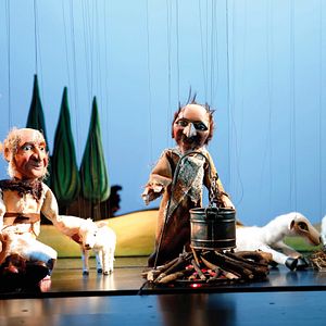 Bilder Die Weihnachtsgeschichte in einer Inszenierung der Augsburger Puppenkiste