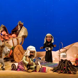 Bilder Die Weihnachtsgeschichte in einer Inszenierung der Augsburger Puppenkiste