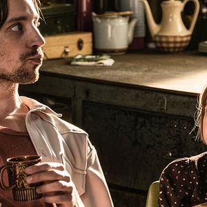 Bilder Upp i det blå