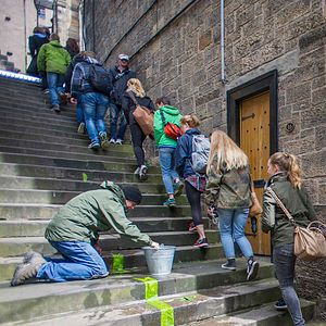 Bilder Leaning Into The Wind - Andy Goldsworthy