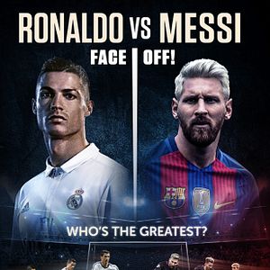 Bilder Ronaldo vs Messi - Face Off!