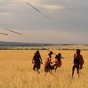 Bilder Der weiße Massai Krieger