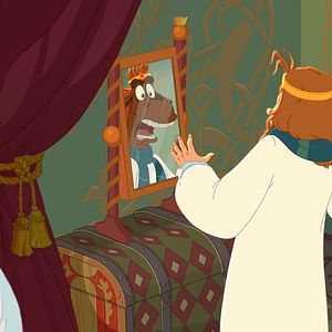 Bilder Tri bogatyrya i Kon' na trone