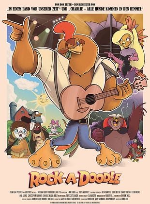 Filmposter von Rock-a-Doodle – Ein Hahn erobert die Stadt
