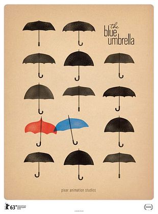 Filmposter von The Blue Umbrella