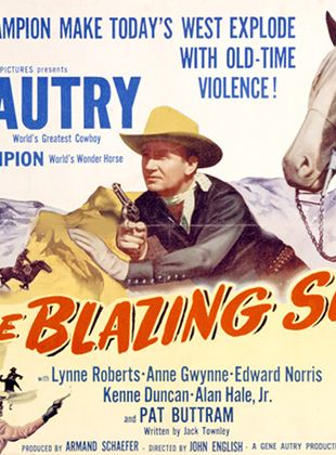 Filmposter von The Blazing Sun