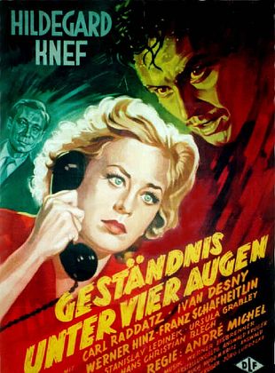 Filmposter von Geständnis Unter Vier Augen