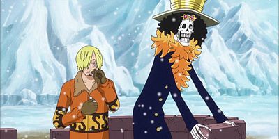 Poster der Serie Kandō no Saikai! Momonosuke to Kin'emon.