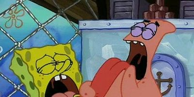 Poster der Serie Thaddäus streikt / Sandy, SpongeBob und der Wurm