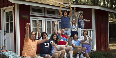 Poster der Serie Die Camper sind hier