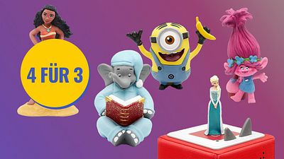 bild aus der news Mega-Sparaktion auf Tonies-Figuren bei MediaMarkt: 4 zum Preis von 3