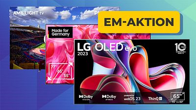 bild aus der news Die besten OLED-TVs von LG, Samsung und Philips knallt MediaMarkt zur EM gerade gnadenlos günstig raus [Anzeige]
