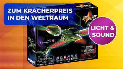 bild aus der news "Star Trek"-Legende: Das ikonische Raumschiff mit Licht & Sound kostet gerade satte 60 Prozent weniger bei Amazon!