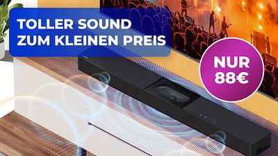 bild aus der news Nicht nur ein Preiskracher: Diese Bestseller-Soundbar wertet euren Filmabend für unter 100 Euro massiv auf