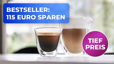 bild aus der news Über 56.000 begeisterte Kaffeetrinker: Jetzt Amazon-Bestseller unter den Kaffeevollautomaten mit 29 Prozent Rabatt sichern