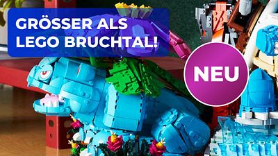 bild aus der news Die Pokémon-Ära beginnt bei LEGO mit einem Knall: Gigantisches Monster-Display mit fast 7.000 Teilen jetzt vorbestellbar