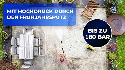 bild aus der news Outdoor-Arbeiten flott erledigt: Der Kärcher Hochdruckreiniger K7 ist zum Frühjahrsputz euer bester Freund