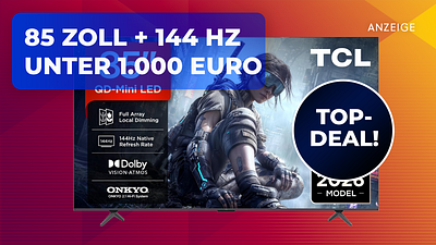 bild aus der news 85 Zoll fürs Heimkino: Riesiger TCL-Mini-LED-TV im Amazon-Deal