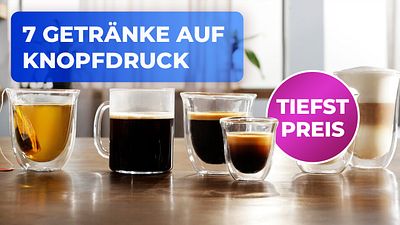 bild aus der news So einfach und so lecker: Der De’Longhi Kaffeevollautomat zaubert euch sieben Getränke zum Tiefstpreis
