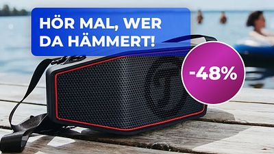 bild aus der news Brachialer Sound mit Über-Akku: Dieser Bluetooth-Lautsprecher von Teufel lässt selbst JBL vor Angst zittern – jetzt 50 Prozent sparen!