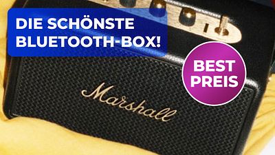 bild aus der news Der Rockstar unter den Bluetooth-Lautsprechern zum Tiefstpreis: JBL und Sony zittern vor dem Marshall Kilburn III