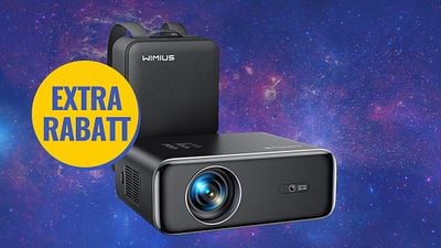 bild aus der news Heimkino, aber richtig: Der Wimius P62 Beamer kostet weniger als 200 Euro und zaubert euch ein 7-Meter-Bild an die Wand [Anzeige]