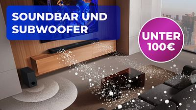bild aus der news LG Soundbar mit Subwoofer und Premium-Sound für unter 100 Euro?! SO günstig peppt ihr euren schwachen TV-Lautsprecher auf!