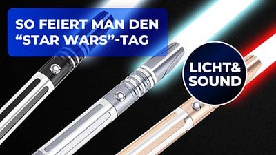 bild aus der news Mit Licht & Sound wie im Film: Diese "Star Wars"-Lichtschwerter laden zu machtvollen Duellen ein