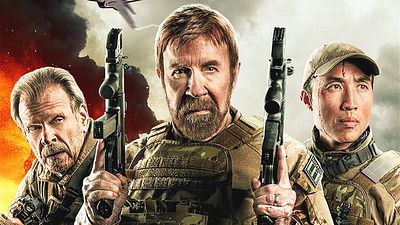 bild aus der news Sein erster Film seit "Expendables 2": Im Trailer zum Sci-Fi-Actioner "Agent Recon" lässt Chuck Norris es nochmal krachen