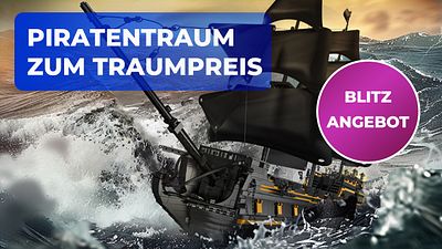 bild aus der news 5.000 Teile auf über 1 Meter Länge im Blitzangebot: Amazon verschleudert die Black Pearl von der LEGO-Konkurrenz zum Knallerpreis