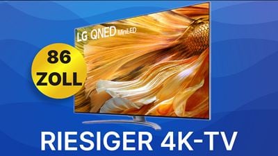 86 Zoll Heimkino-TV radikal reduziert: Der LG QNED91 ist das neue Highlight für euer Wohnzimmer