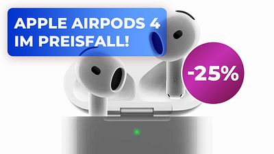 bild aus der news AirPods 4 überraschend günstig beim Amazon Spring Sale: Apples In-Ears im Preisfall