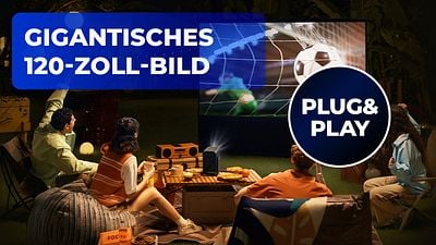 bild aus der news Gewaltiges Bild im handlichen Format: In diesem schnuckeligen Beamer stecken satte 120 Zoll