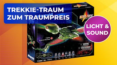 bild aus der news Für "Star Trek"-Fans ein Muss: Das legendärste Klingonenschiff aller Zeiten kostet jetzt nicht mal mehr die Hälfte!