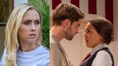 bild aus der news "Sturm der Liebe"-Vorschau: Larissa erwischt Henry und Maxi im Bett