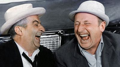 bild aus der news Drückt unbedingt bei 3 Minuten und 21 Sekunden Pause und schaut euch das Gesicht von Louis de Funès in "Louis, das Schlitzohr" an