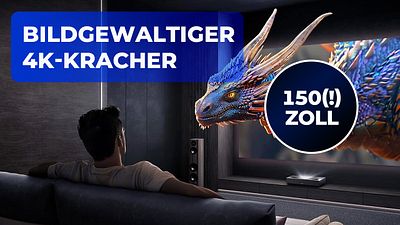 bild aus der news So macht Heimkino Spaß! In diesem 4K-Beamer steckt ein bis zu 150 Zoll großes Bild!