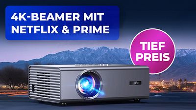 bild aus der news Dieser 4K-Beamer zaubert euch ein gigantisches 300 Zoll Bild ins Heimkino: Viele smarte Features und Streaming-Apps integriert