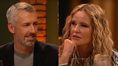 bild aus der news "Hast du dich hochgeschlafen?": Pufpaff nimmt Katja Burkard bei “TV total” in fieses Kreuzverhör