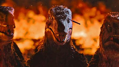 bild aus der news Blutrünstige Dino-Action: Der Trailer zu "Primitive War" verspricht "Jurassic World" für Erwachsene – zwischen Sci-Fi, Horror & Kriegsfilm