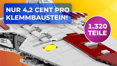 bild aus der news LEGO "Star Wars" kann einpacken: Dieser Venator-Angriffskreuzer kostet einen Bruchteil und sieht einfach traumhaft aus