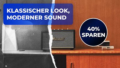 bild aus der news Klangvolles Retro-Feeling zum kleinen Preis: Dieser Bluetooth-Lautsprecher von Marshall lässt die Herzen von Musik-Fans höherschlagen