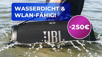 bild aus der news WLAN oder Bluetooth? Die JBL Boombox 3 Wi-Fi hat beides und ist bei Amazon jetzt massiv reduziert