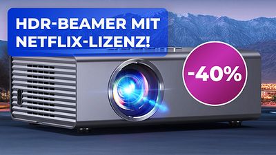bild aus der news Netflix-Beamer für unter 200 Euro: Amazon verramscht einen richtig guten Full-HD-Projektor zum Schnäppchenpreis!