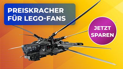 bild aus der news Fast 40 Prozent günstiger: Wer den LEGO-Ornithopter aus "Dune" im Regal haben möchte, sollte jetzt zuschlagen