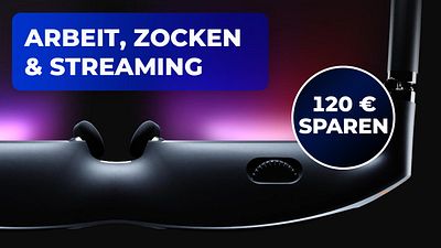 bild aus der news Bis zu 135 Zoll auf der Nase: Diese AR-Brille begeistert beim Streamen und Zocken – und jetzt auch preislich!