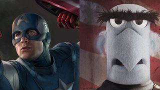 bild aus der news Exklusive Spoof-Poster-Reihe: Die Muppets als die Avengers - Teil 1: Captain America